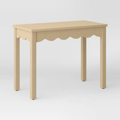 Wavy Writing Desk with Drawer Natural - Room Essentials™ | Target