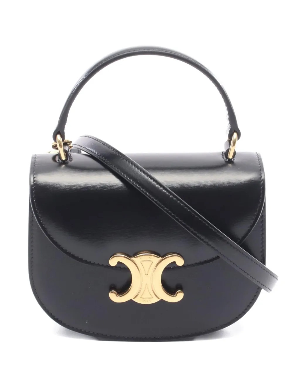 Celine Pre-Owned 2010s Mini Buzas Clasp Handbag | Black | FARFETCH UK | Farfetch Global