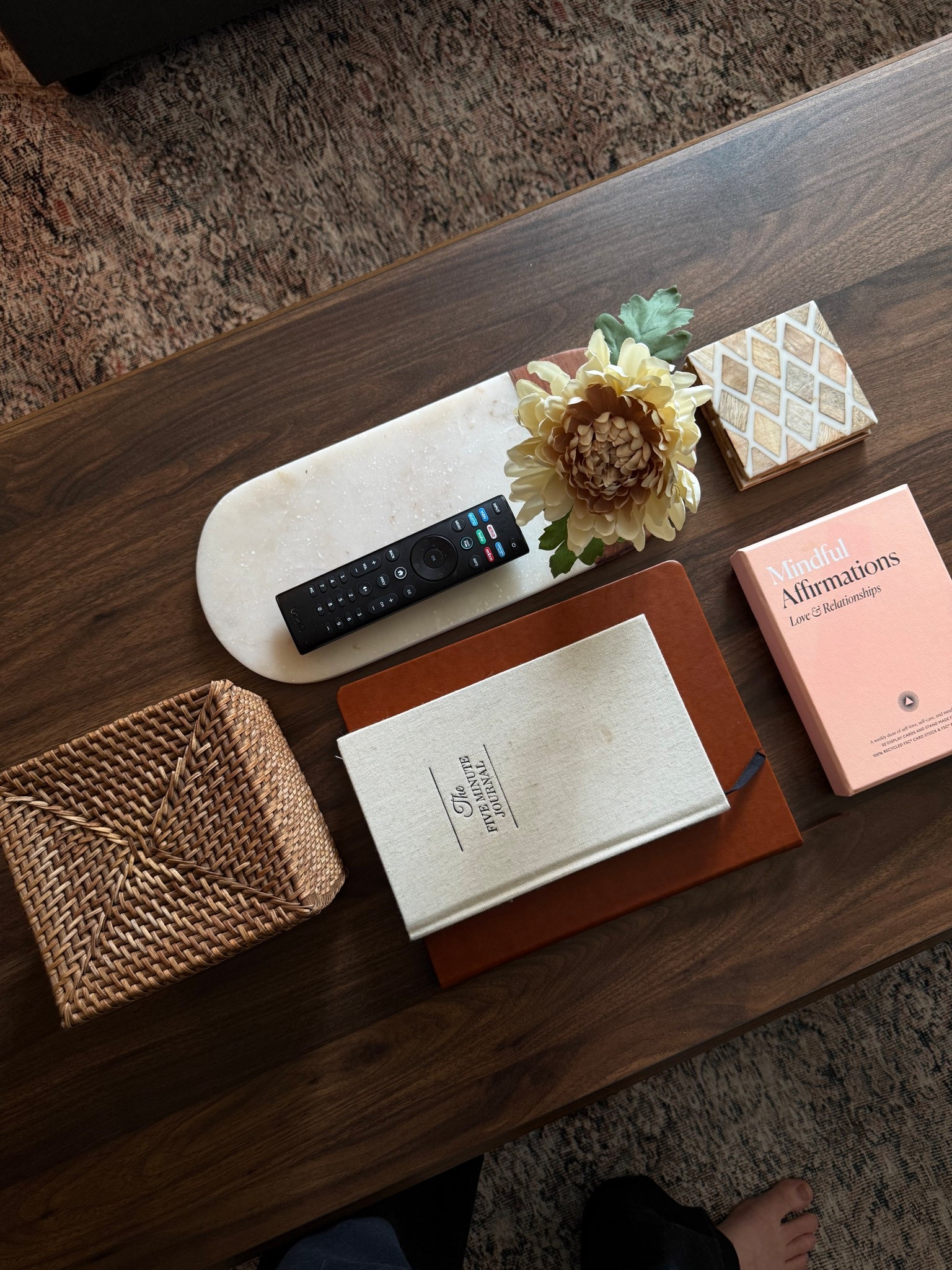 Coffee table 🫶🏻☕️

Coffee table, modern home decor, cozy home, walnut coffee table 

#LTKHome #LTKmomlife #LTKdayinmylife