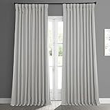 HPD Half Price Drapes Extra Wide Faux Linen Room Darkening Curtain (1 Panel) 100 X 120, BOCH-LN1855- | Amazon (US)