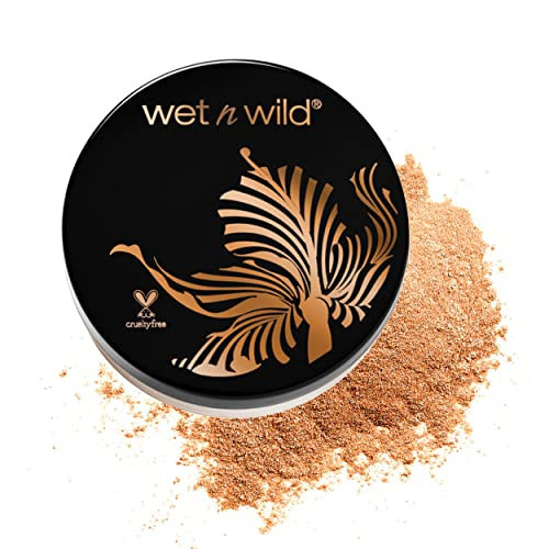 wet n wild MegaGlo Loose Highlighting Powder Makeup, Glow With The Flow, Gold | Vegan | Cruelty-free | Amazon (US)