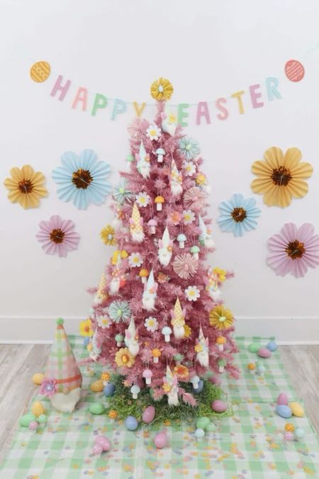Decorate an adorable Gnome and Toadstool Easter Tree with DIY gnome and DIY toadstool ornaments made with plastic Easter eggs!

#easter #spring #eastertree #gnomes #toadstools #diy

#LTKSeasonal #LTKfamily #LTKparties