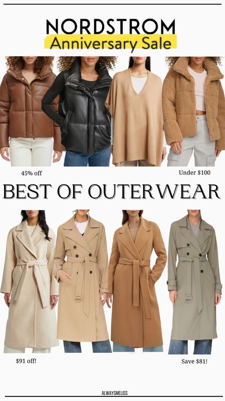Grab outer wear for the season ahead, while it’s marked down! Sale coming soon!

Nordstrom Sale
Women’s Coats 
Women’s Vest

#LTKxNSale #LTKSaleAlert #LTKStyleTip