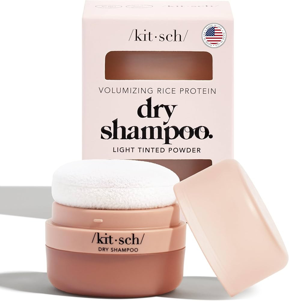 Kitsch Dry Shampoo for Women | Texture Powder for Men – For Oily & Light Hair – Rice Protein,... | Amazon (US)