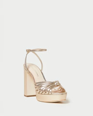 Rivka Champagne Knot Platform Sandal | Loeffler Randall
