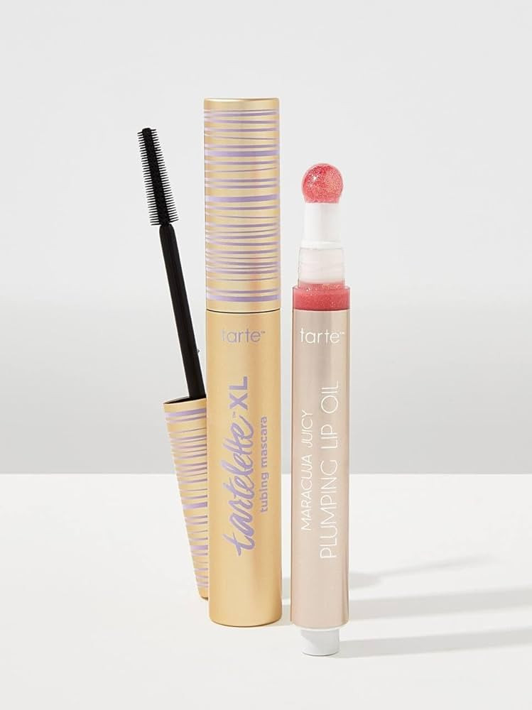 Tarte Plumped Up Lashes & Lips Bundle - Tartelette™ XL Tubing Mascara & Maracuja Juicy Plumping... | Amazon (US)