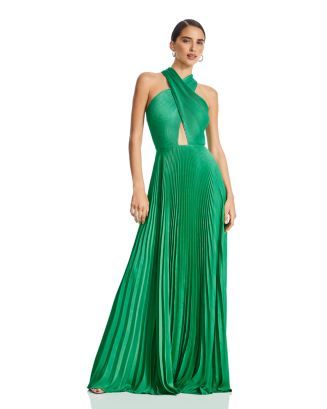 A.L.C. Athena Pleated Cutout Gown&nbsp;- 150th Anniversary Exclusive Women - Bloomingdale's | Bloomingdale's (US)