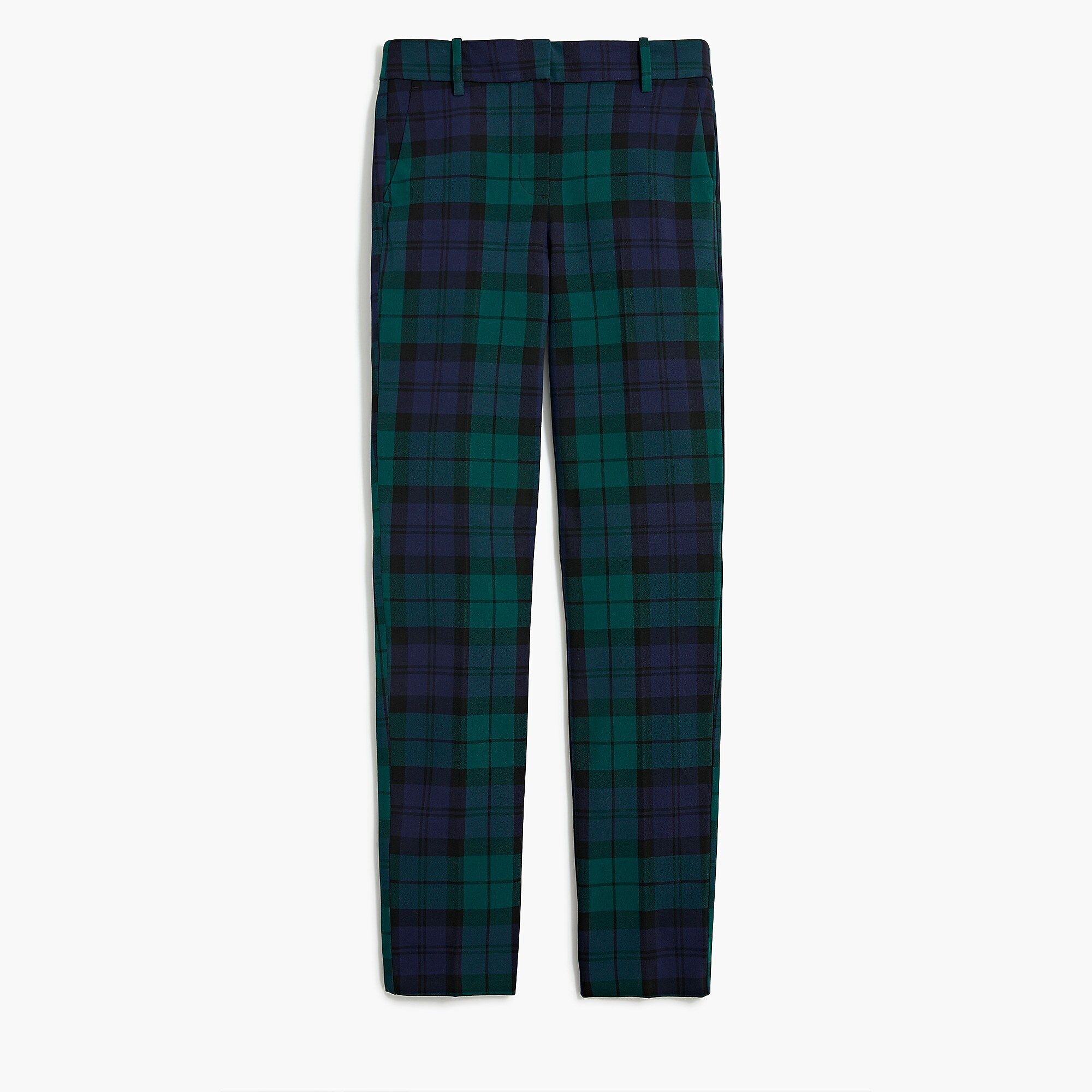 Full-length Ruby pant in Black Watch plaid | J.Crew Factory