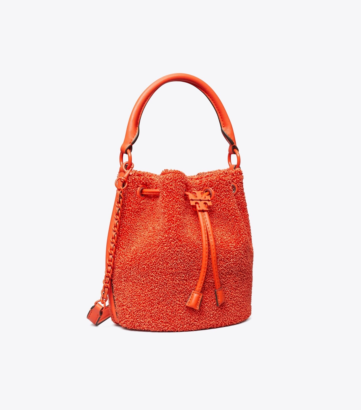 FLEMING SOFT RAFFIA BUCKET BAG | Tory Burch (US)