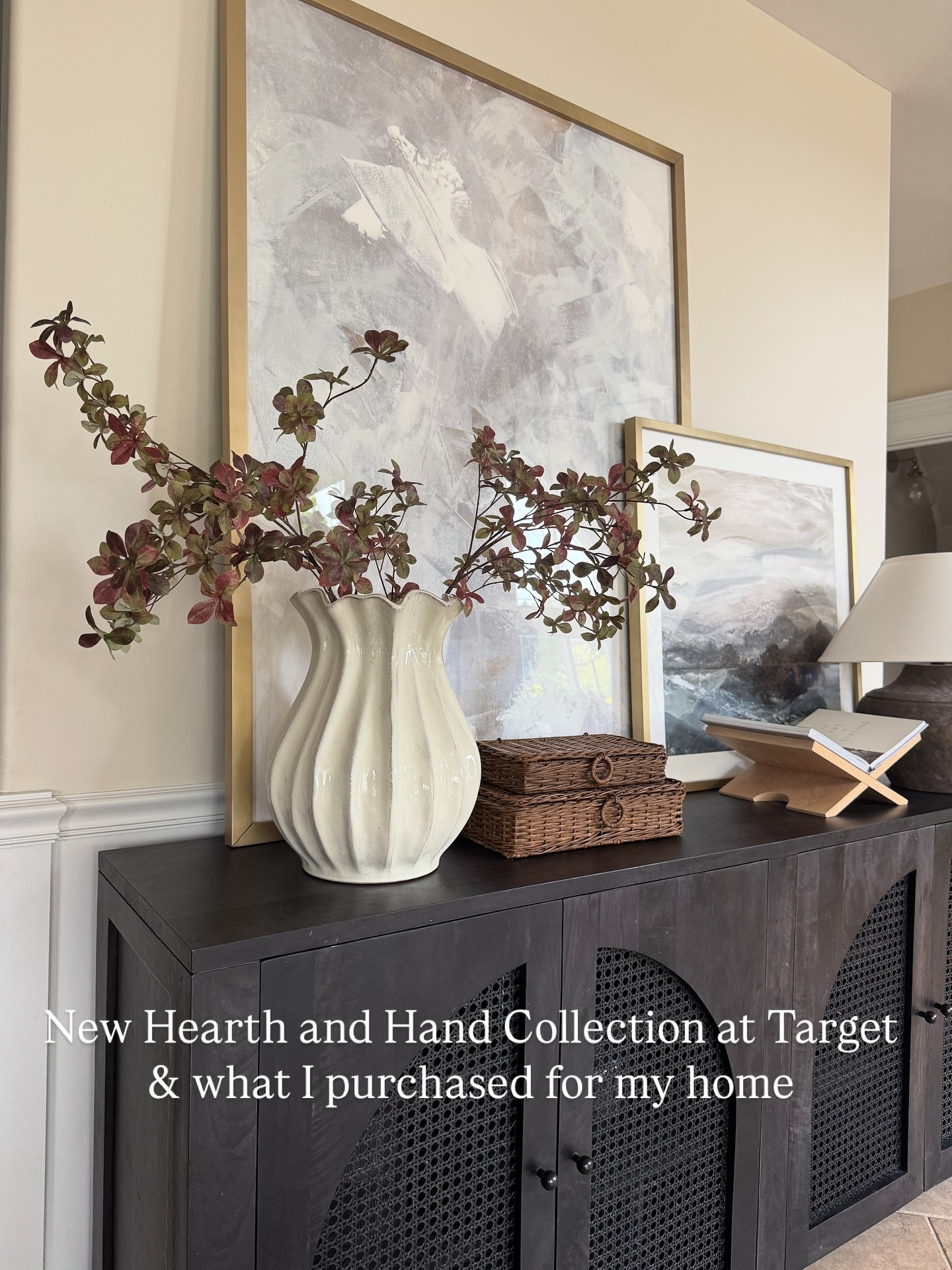 New Fall Hearth and Hand Collection at Target and what I purchased! 🍂 I love this color palette so much! If you get anything from this collection let it be this large vase, under $45 and the brown chunky knit throw 🍂 
#targethaul #targetforthewin #targethome #hearthandhandwithmagnolia #fallhomedecor #fallhome

#LTKHome #LTKSeasonal #LTKSaleAlert