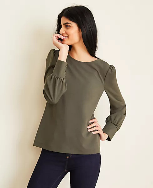 Puff Sleeve Top | Ann Taylor (US)