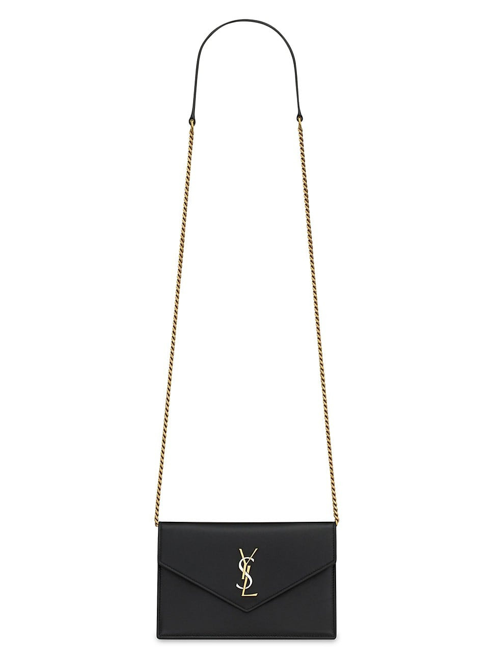 Cassandre Envelope Chain Wallet in Smooth Leather | Saks Fifth Avenue