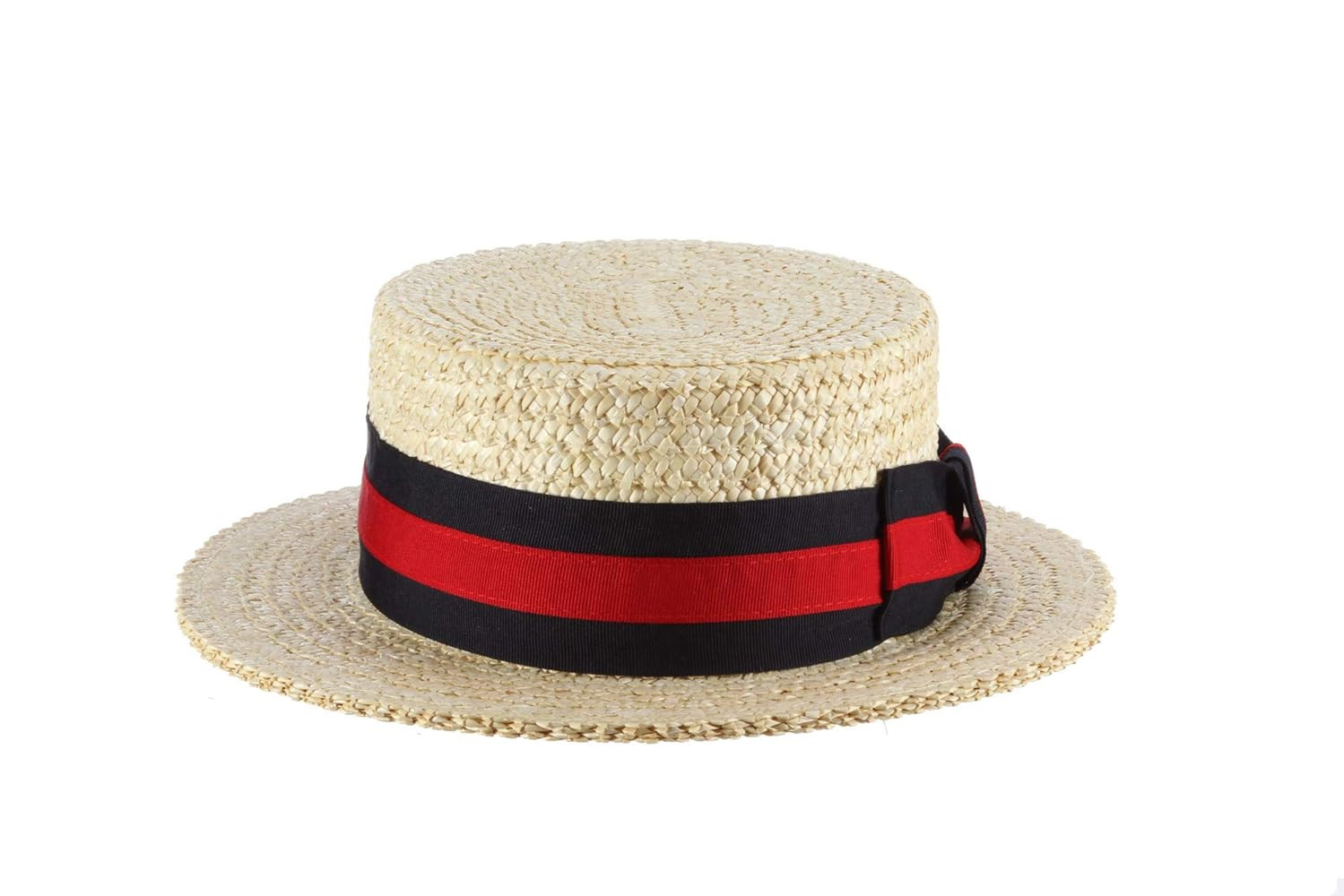 Scala Men's Dress Straw 1 Piece 10/11Mm Laichow Braid Boater Hat | Amazon (US)