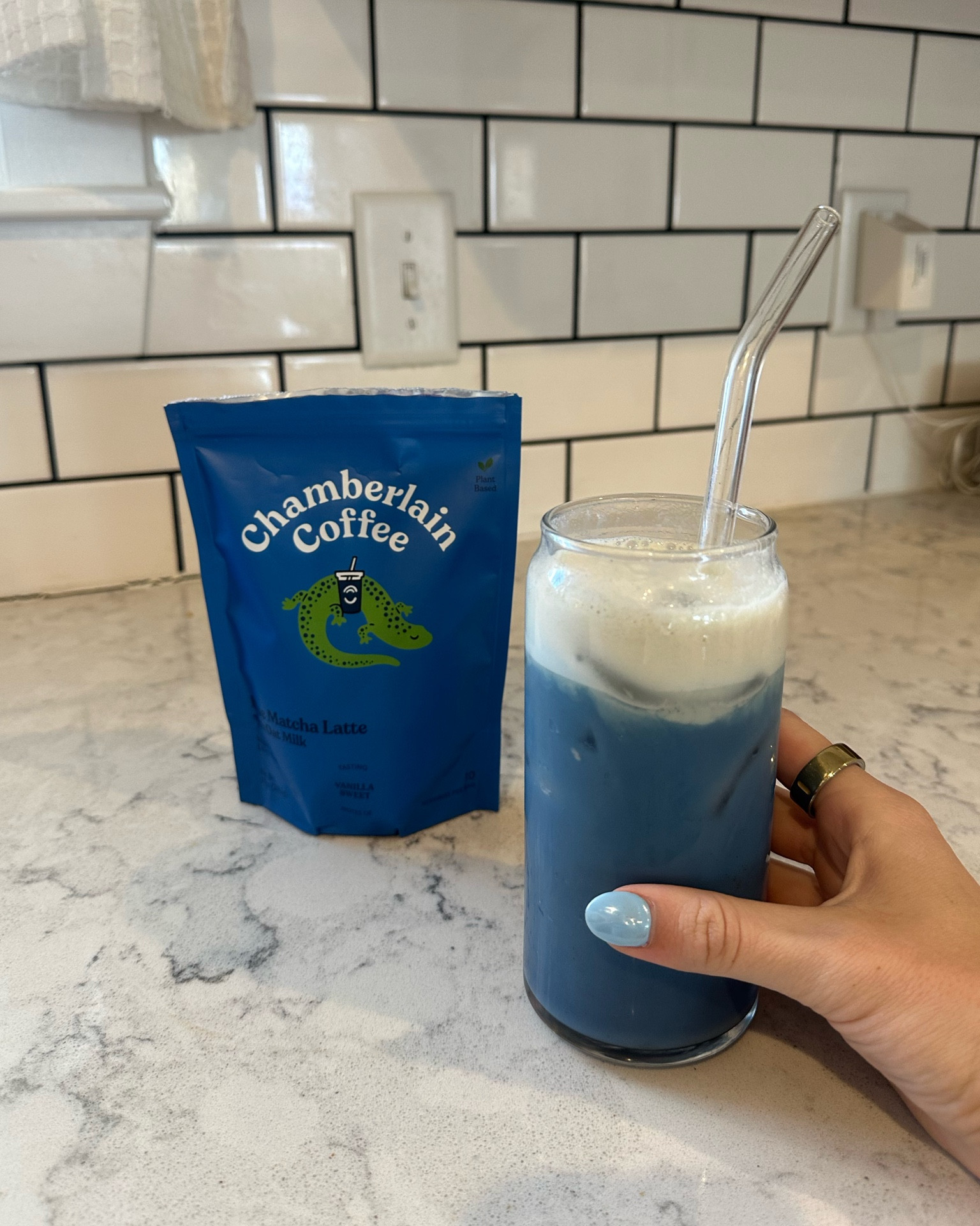 Vanilla blue matcha with oat milk 🩵💙

#LTKFindsUnder50 #LTKMostLoved