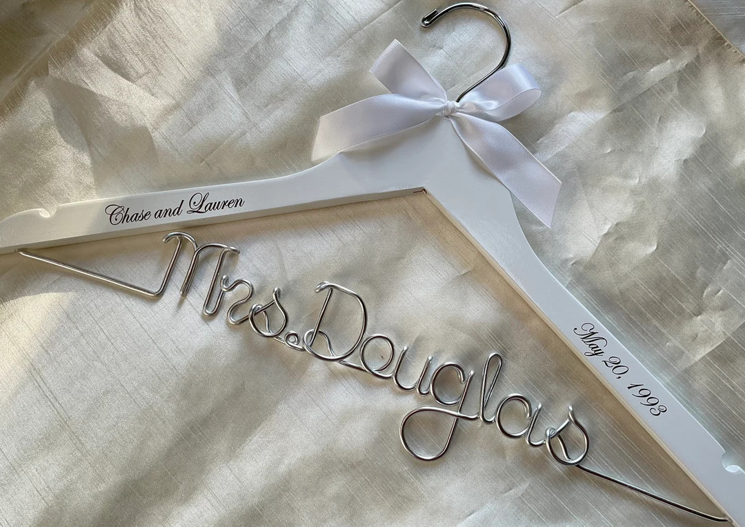 Wedding Dress Hanger,wedding Hanger for Bride,bridal Hanger,bridal Dress Hanger,bride Gift,weddin... | Etsy (US)
