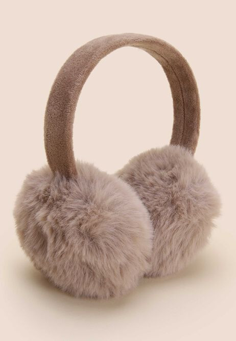 Womens Mink Faux Fur Earmuffs | Peacocks