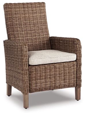 Beachcroft Outdoor Armchair with Nuvella Cushion Set of 2 | Ashley Homestore