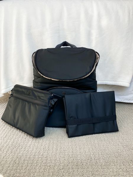 Favorite diaper bag backpack ever from Lululemon!! Comes with everything pictures. Super spacious, practical and sleek! Trust me you’ll love it! 

Baby gear. Diaper backpack. Lululemon bag. 

#LTKbaby #LTKbump #LTKitbag