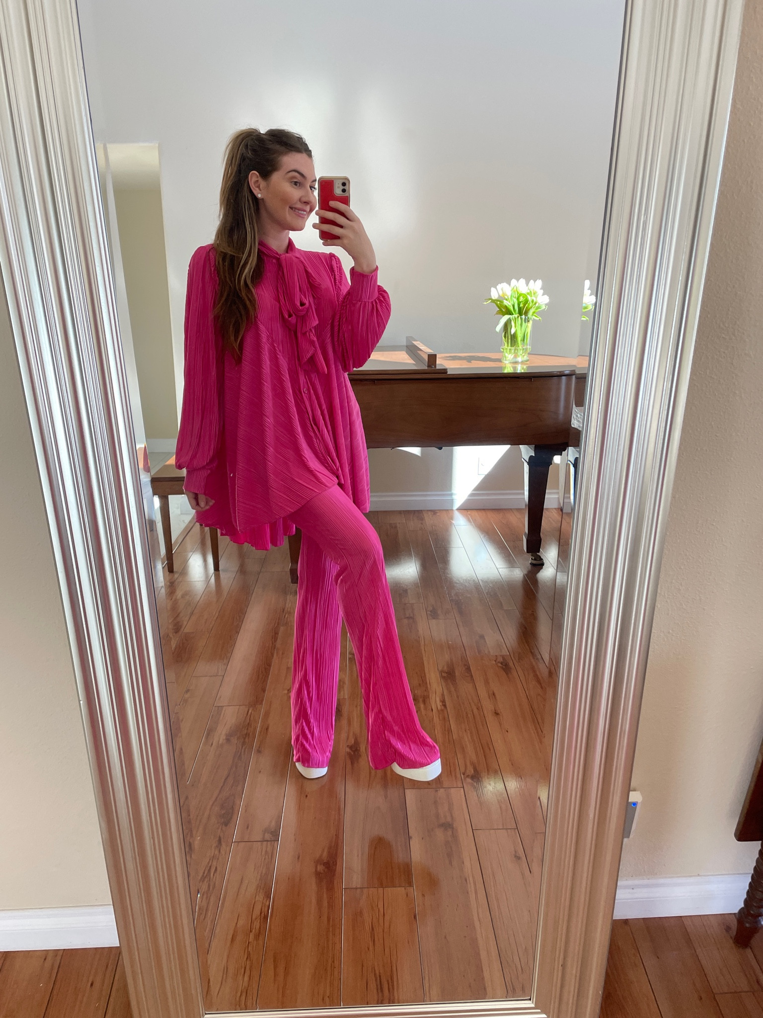 Fun pink set for spring! So comfy too :) linked some of my favorites at different price points. This one is Glamify Fashion, linked on the blog! Paired with platform sandals  

#LTKfit #LTKstyletip #LTKunder100