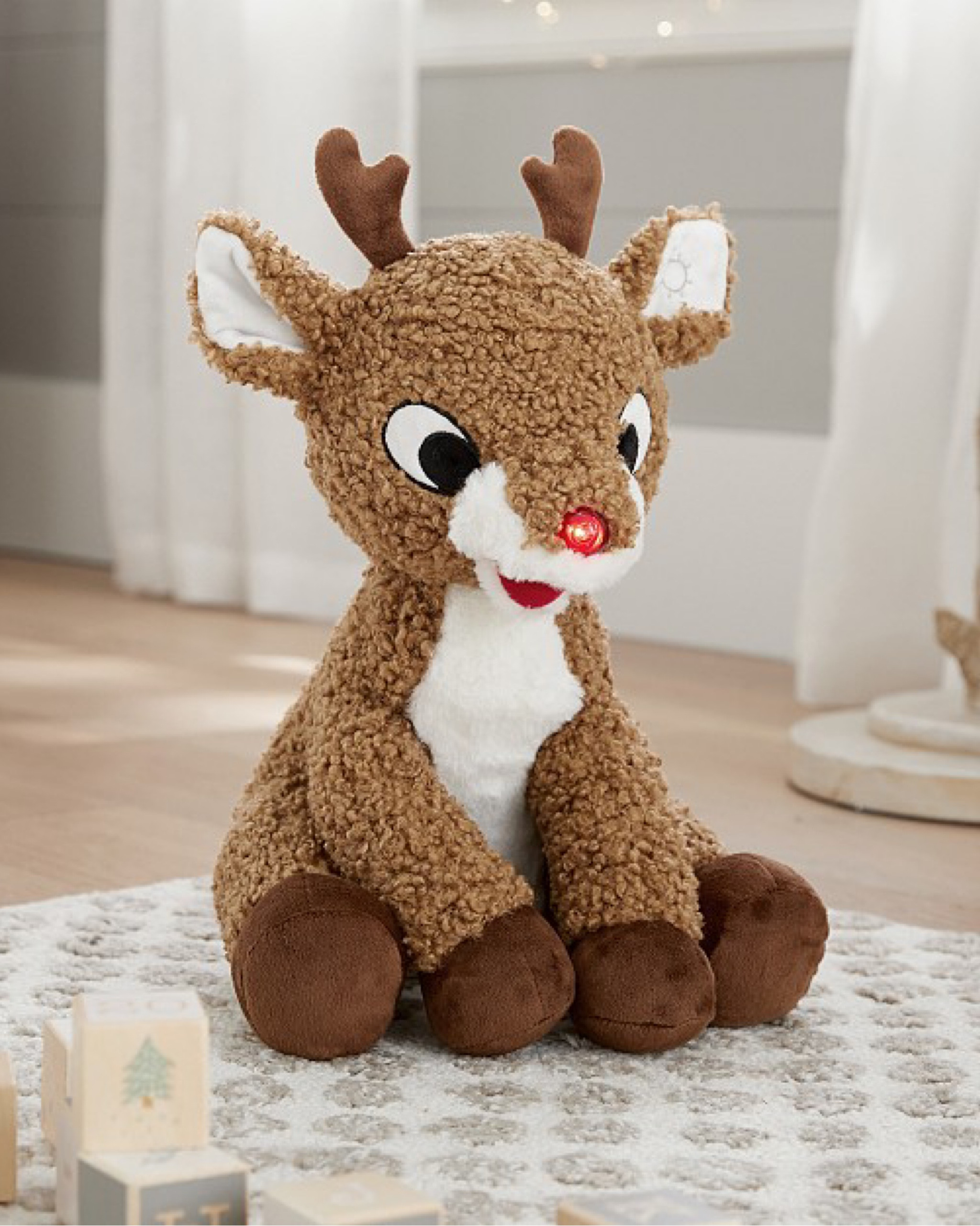 🎄Limited Quantity - Order Soon🎄 The most famous reindeer of all is now available in huggable plush! This reindeer features soft teddy faux fur and a nose that lights up to guide the sleigh. This sweet deer will go fast so get yours today and buy another as a gift!

#LTKkids #LTKGiftGuide #LTKHoliday