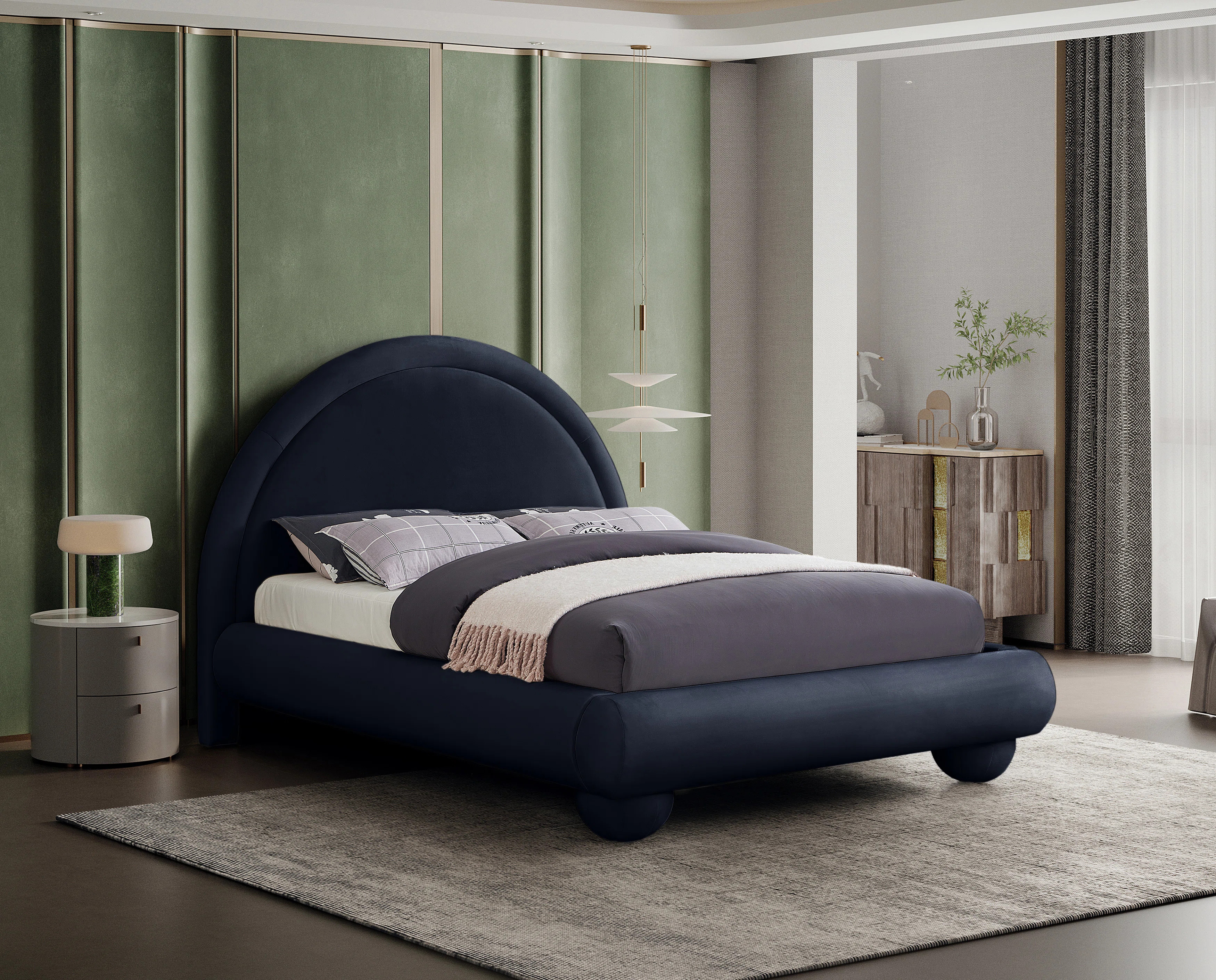 Madrid Velvet Bed | Wayfair North America