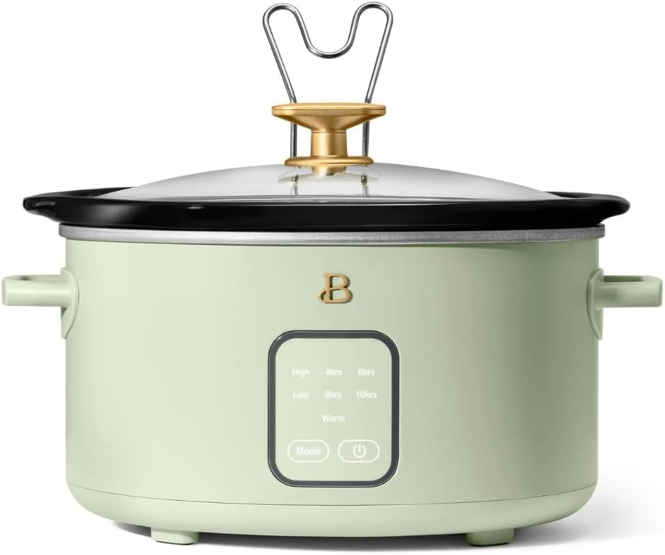 4-Quart Slow Cooker with Touch-Activated Display, Programmable Digital Controls, Removable Non-St... | Amazon (US)