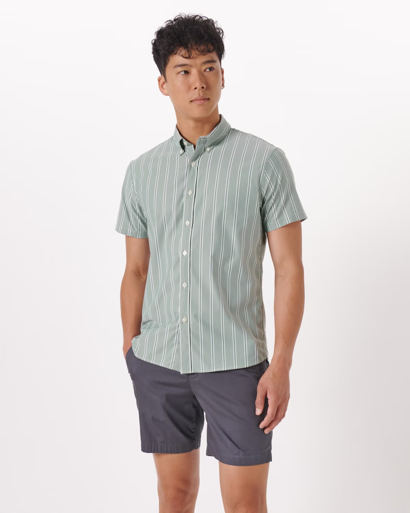 Performance Button-Up Shirt | Abercrombie & Fitch (US)