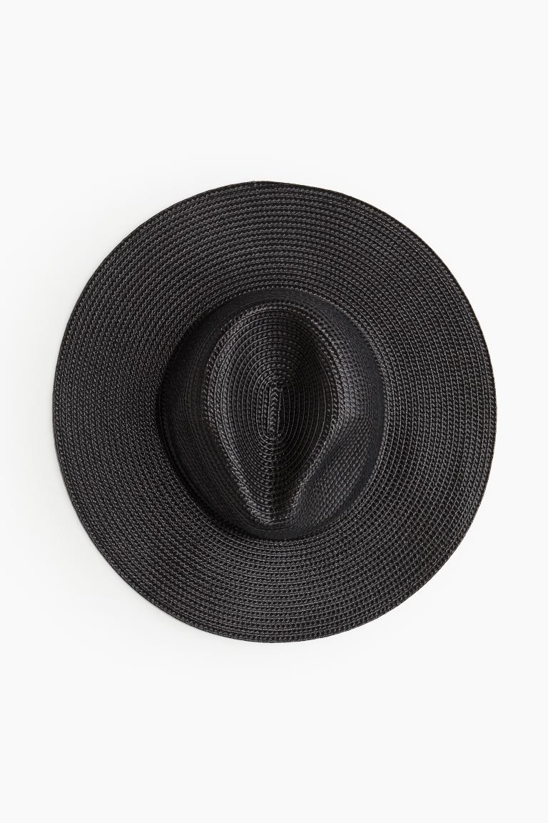 Straw Hat - Black - Ladies | H&M US | H&M (US + CA)