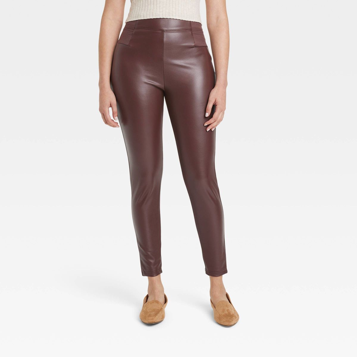 Women's Faux Leather Leggings - A New Day™ | Target