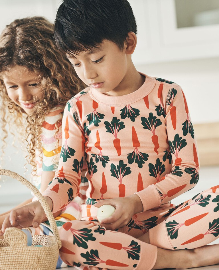 Easter Print Long John Pajama Set | Hanna Andersson