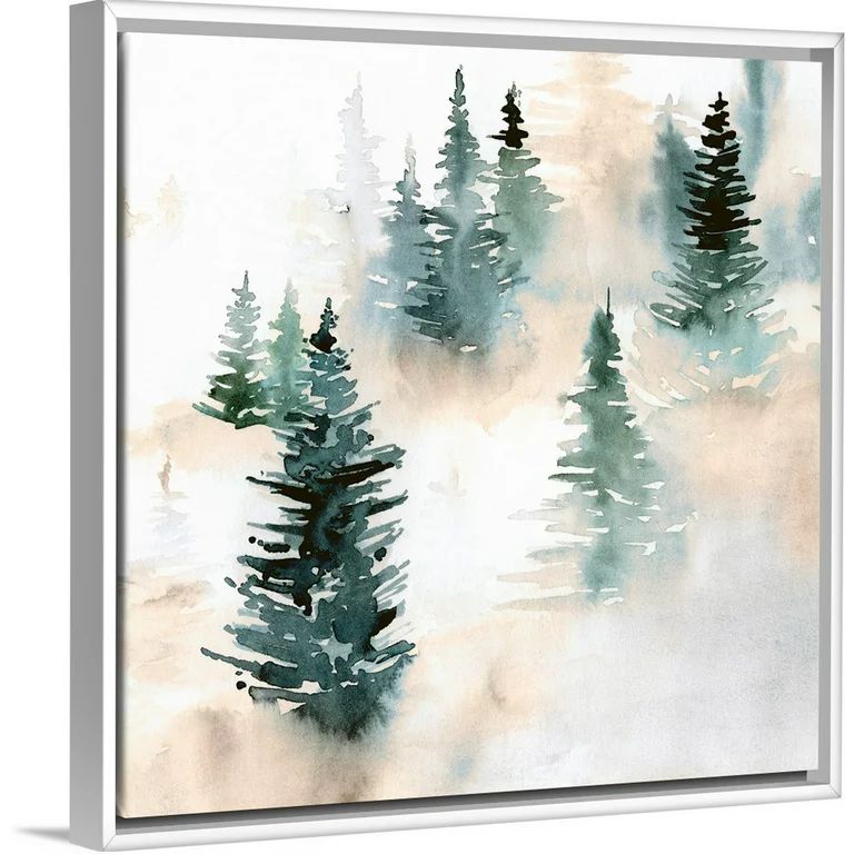 My Texas House - Foggy Evergreens Framed Canvas - 16x16 - Walmart.com | Walmart (US)