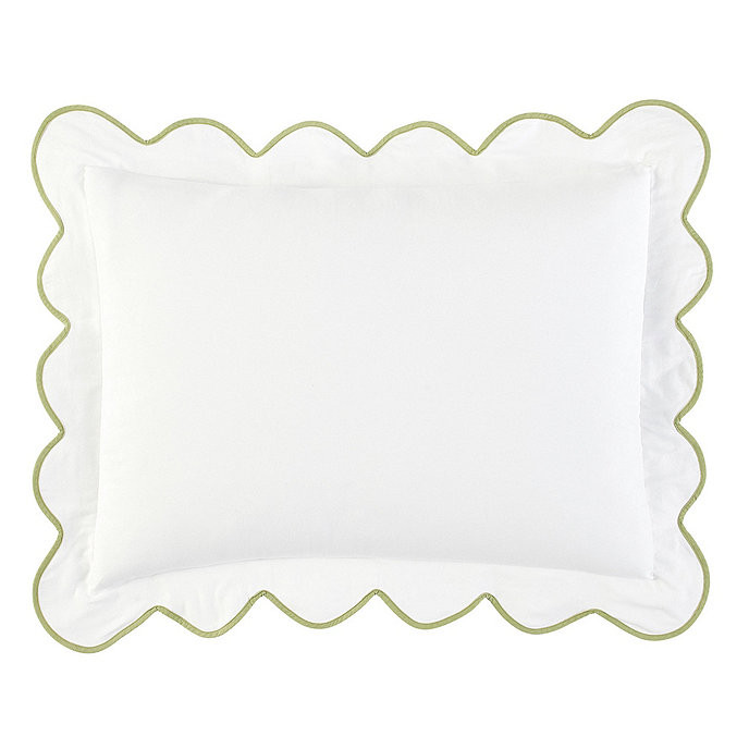 Emma Scalloped Pillow Sham | Ballard Designs, Inc.