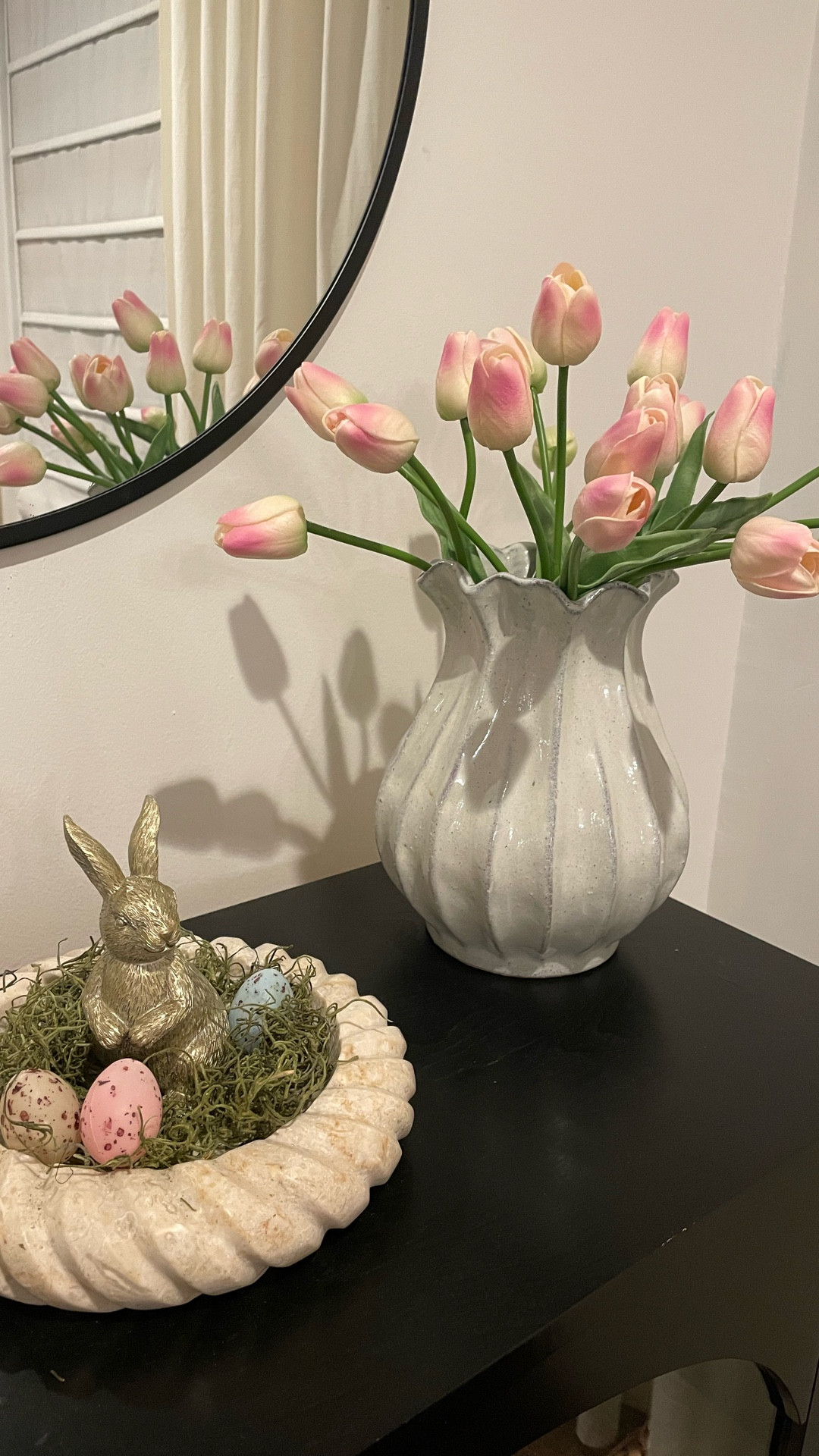 Transform your space with budget-friendly Spring & Easter decor that looks high-end without the high price tag. From soft pastels to bunny accents and realistic florals, this is how you create a cozy, elevated vibe for less.
Perfect for shelf styling, entry tables, and coffee table moments. Linked in my LTK in bio

#LTKSeasonal #LTKHome
