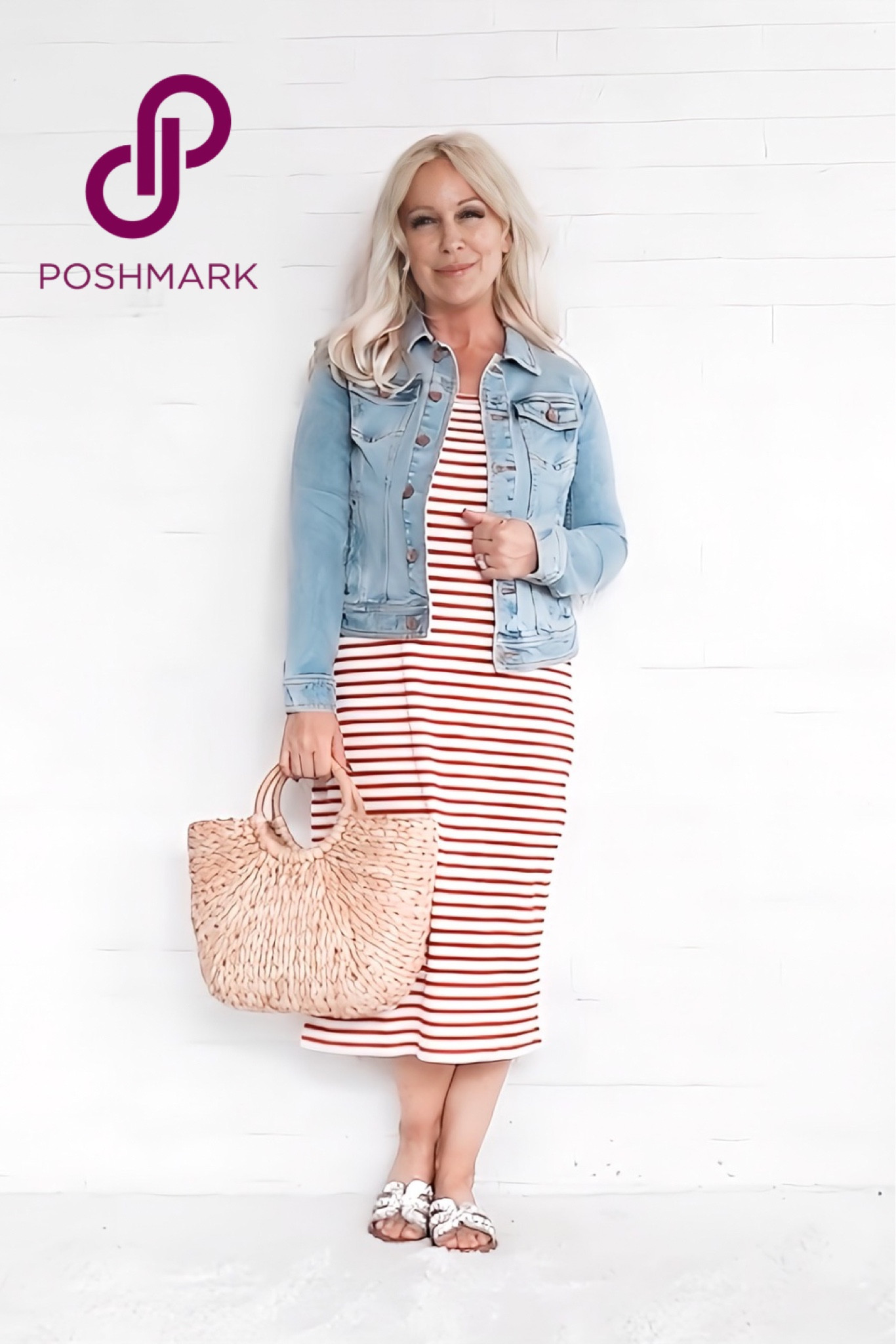 ON POSHMARK! NWT Talbots RIB MIDI DRESS - PARK STRIPE - SP. Worn for photos only  

#LTKSaleAlert #LTKFindsUnder50 #LTKOver40