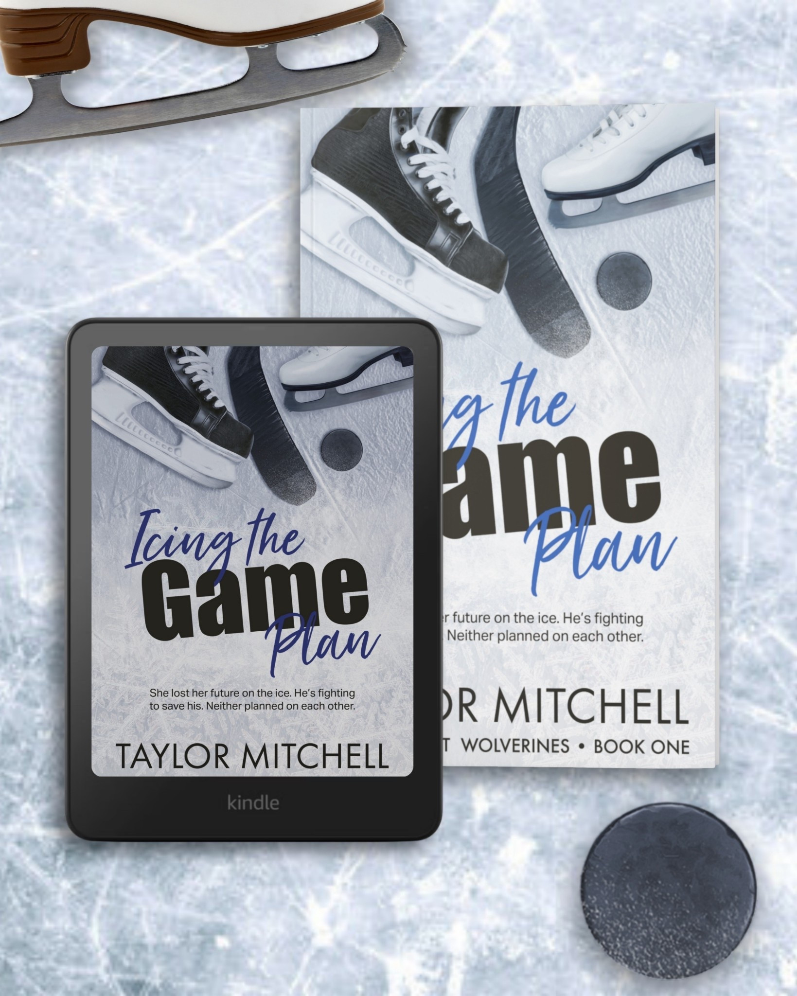 COVER REVEAL!!!!!! 

ITGP is available for e-book preorder RIGHT NOW!!!! Paperback preorders will be coming soon as well, so if that’s more your speed, hang tight. 

PLUS: stay tuned for upcoming preorder campaigns & local STL bookstore signing information! I’ll have signed paperbacks, bookmarks and art prints available around launch time. 🎉

Goodreads & ebook preorder links are available in my link in bio.

Tropes:

❄️ black cat x German shepherd 
❄️ he breaks more than one nose in her honor
❄️ panic attack & anxiety representation
❄️ he falls first & waits for her to catch up

•
#hockeyromance #2026tbr #sportsromance