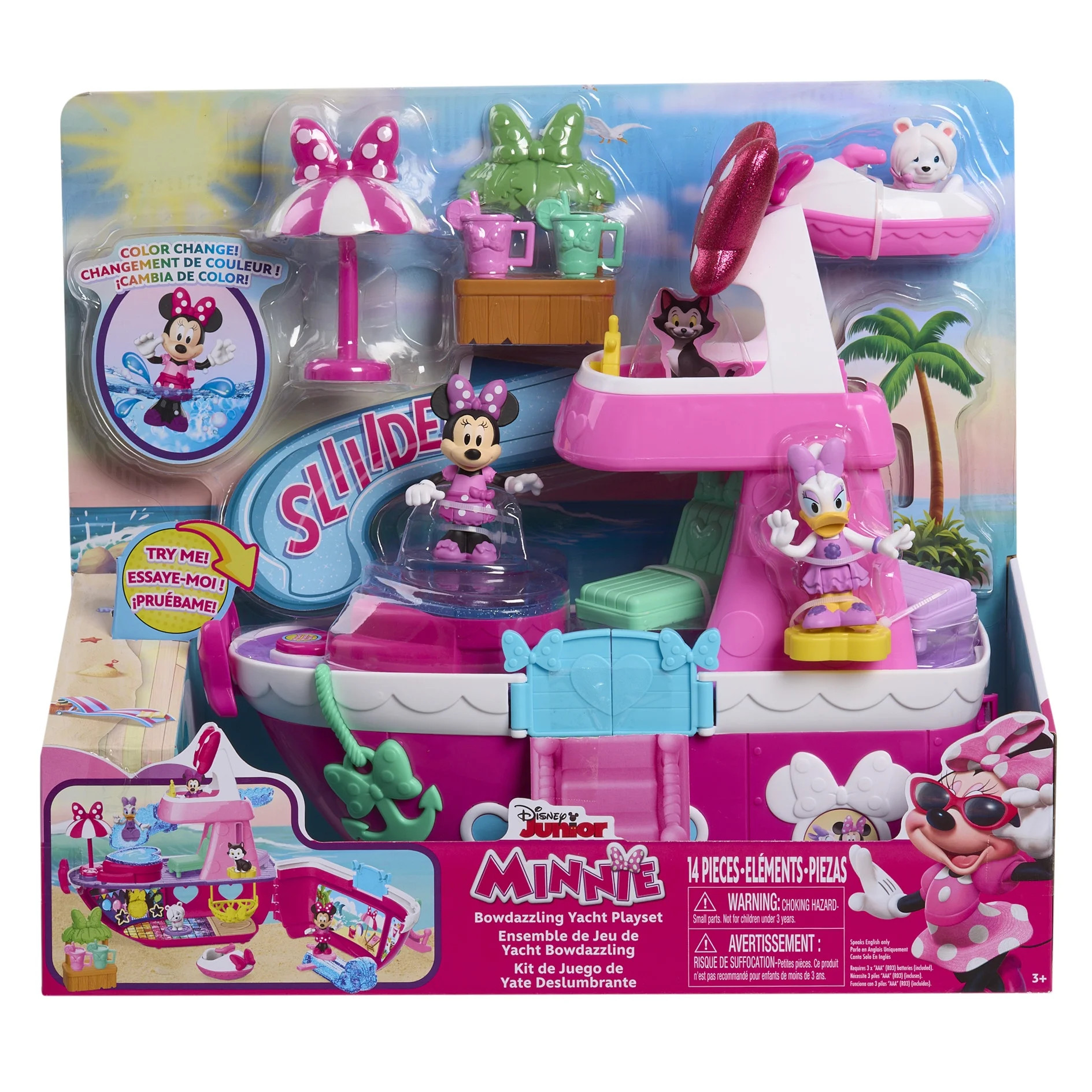 Disney Junior Minnie Mouse Bowdazzling Yacht Playset, Lights and Sounds, Baby and Toddler Toys | Walmart (US)