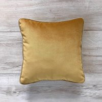 Golden Velvet Pillow Cover Royal Decor With Rope Trim | Etsy (US)