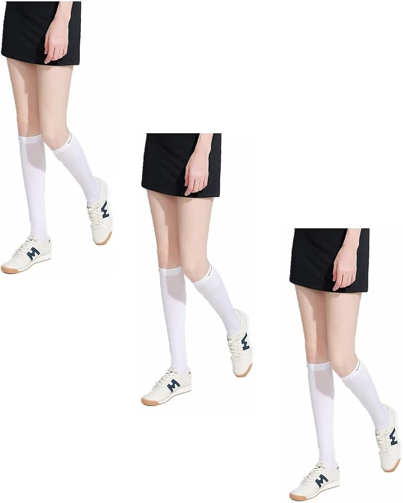 Hopply Golf Sun Protection Socks UPF50+ Overknee Stocking Ice Silk Breathable Cool Socks for Wome... | Amazon (US)