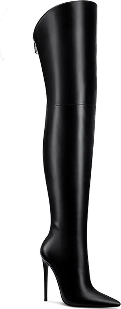 FEMME LA The Scorpio Pointed Toe Thigh High Boot (Women) | Nordstrom | Nordstrom