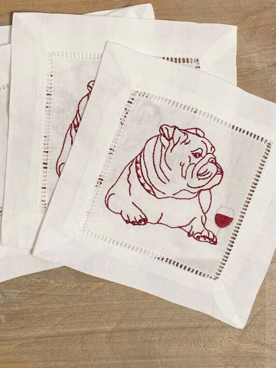 University of Georgia Cocktail Napkins  Collegiate Football  - Etsy | Etsy (US)