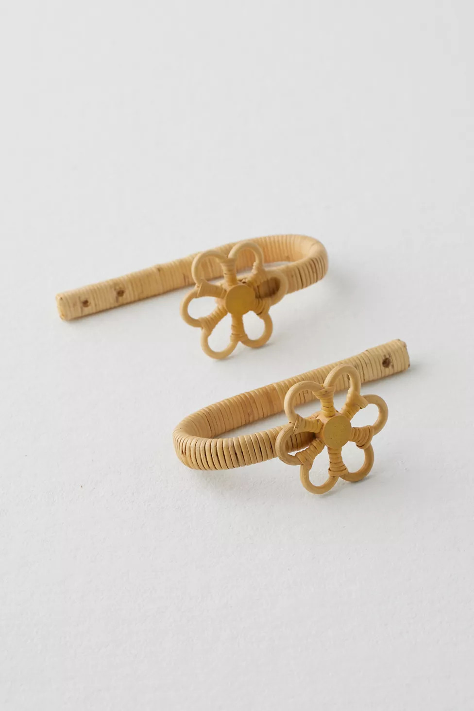 Daisy Rattan Curtain Tie-Back Set | Urban Outfitters (US and RoW)