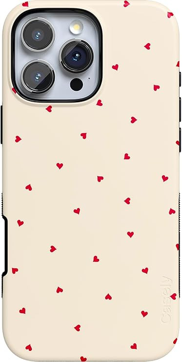 Casely iPhone 16 Pro Case | Be Mine | Tiny Hearts Case | Compatible with MagSafe | Bold Protectiv... | Amazon (US)