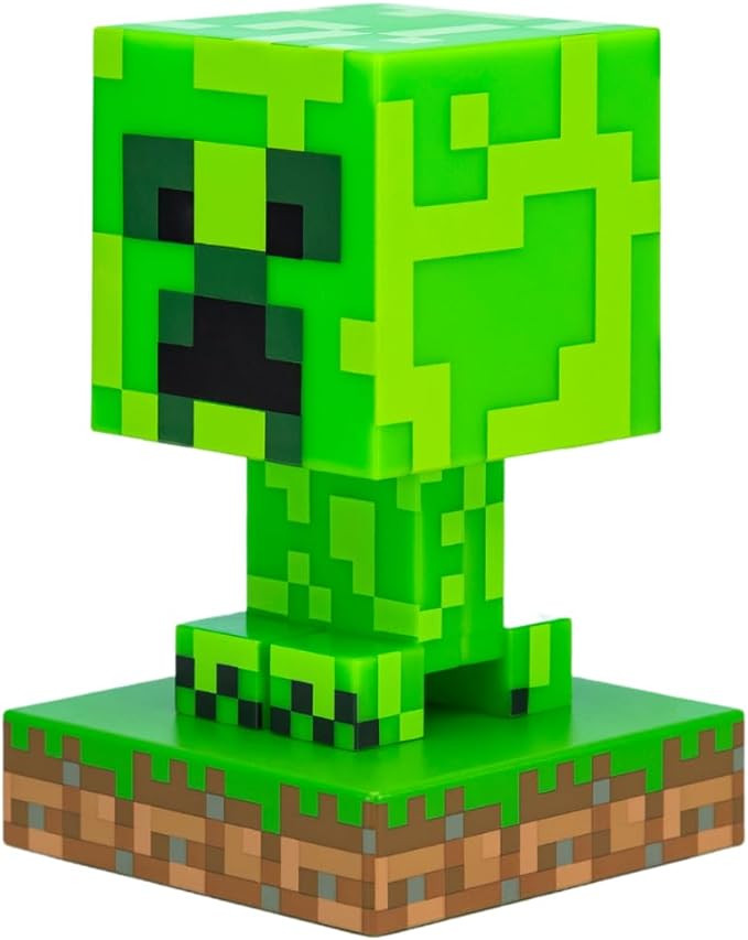 Paladone Minecraft Creeper Light, Lamp, & Night Light - 12 cm Tall - Battery Powered - Gaming Roo... | Amazon (US)