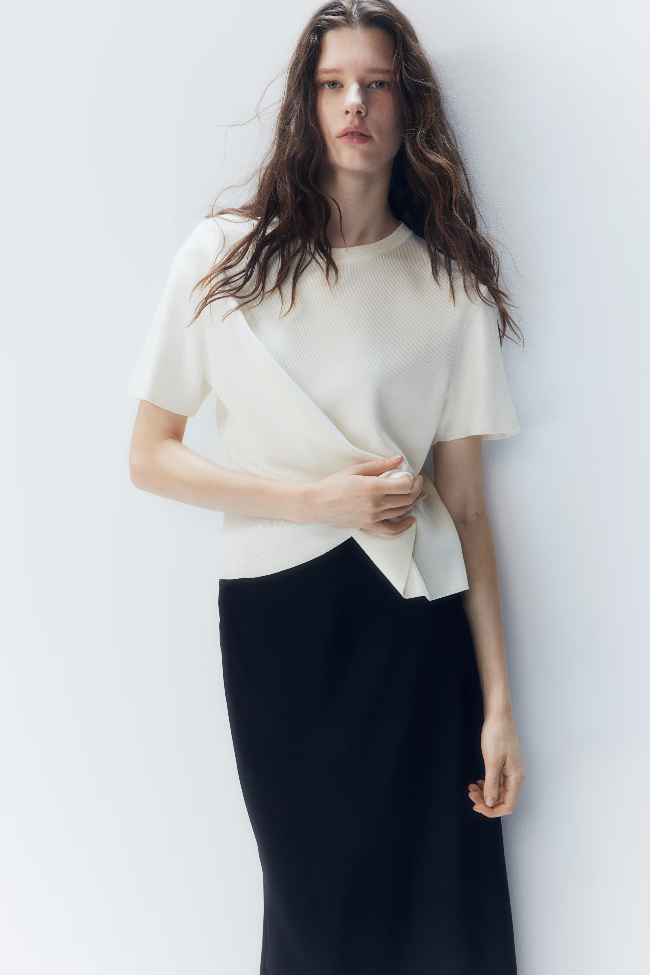 Fine-Knit T-Shirt | H&M (US + CA)