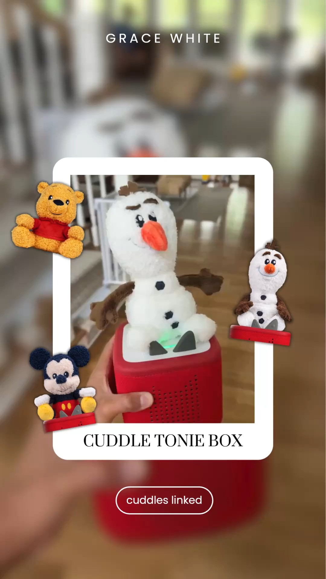 "Olaf" 🥺

olaf tonie, tonie box, cuddle tonie box, tonie box characters, tonie box frozen, winnie the pooh tonie, mickey tonie, grace white 

 #LTKHome #LTKBaby #LTKKids