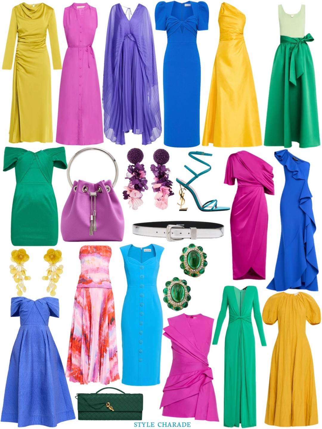 Vibrant holiday party dresses and party outfits. They would also make wonderful wedding guest outfits. Shop all of these items ⬇️

#LTKWedding #LTKHoliday #LTKSeasonal