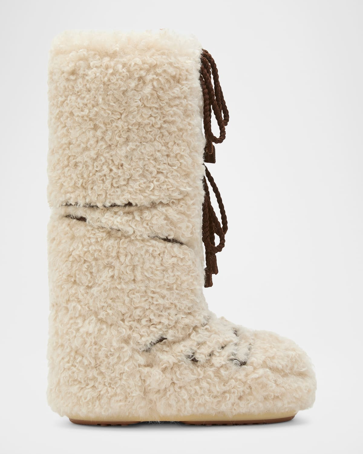 Icon Curly Extra Knee-High Snow Boots | Neiman Marcus