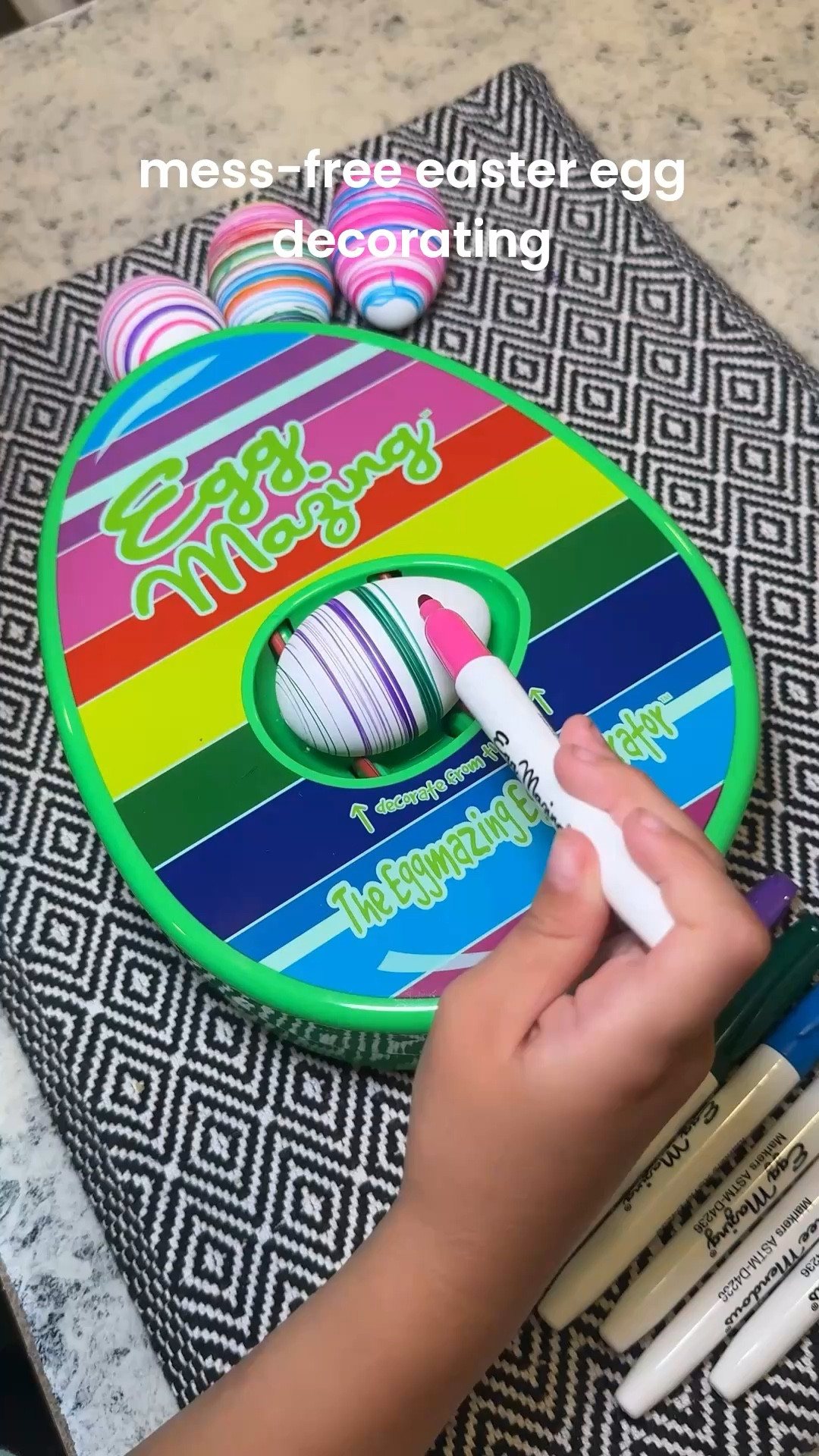 This was so much fun! A mess-free and toddler friendly way to decorate Easter eggs! 🐣

#LTKSeasonal #LTKHome #LTKmomlife