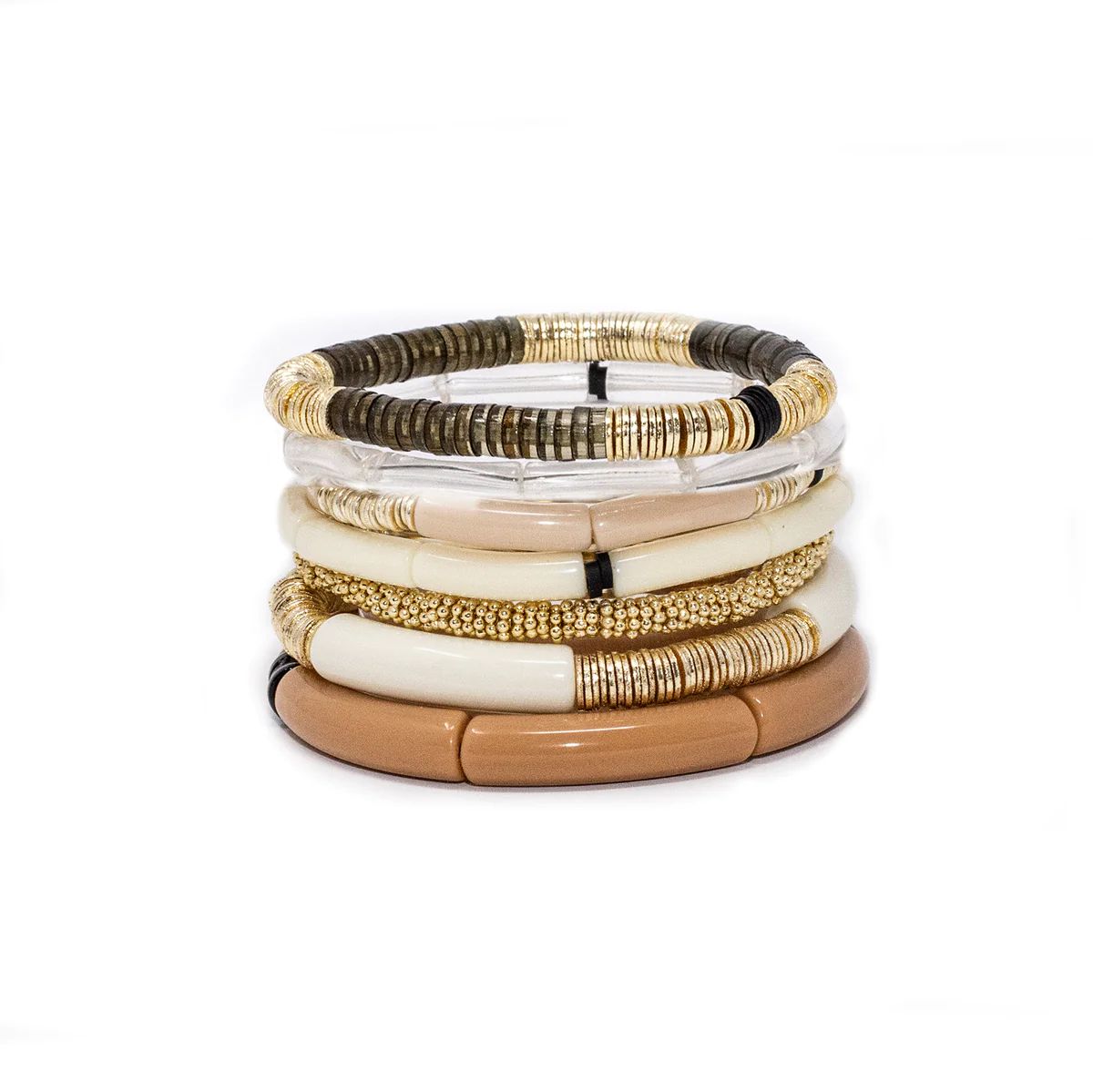 Madi Neutral Stack of 7 | Allie + Bess