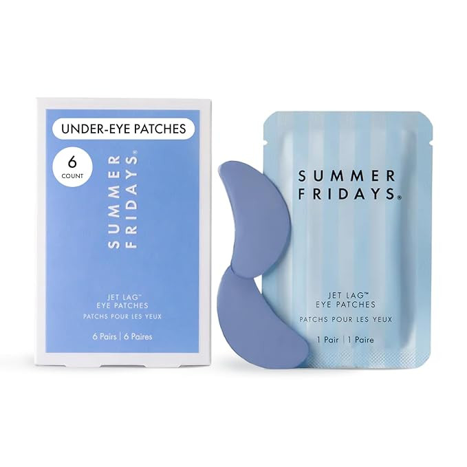 Summer Fridays Jet Lag Hydrating Eye Patches - De-puffing Hydrogel Under Eye Masks with Hyaluroni... | Amazon (US)